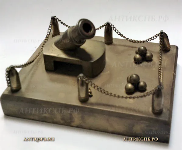 Модель бронзовой пушки. СССР. Вт. пол. ХХ века. №20501